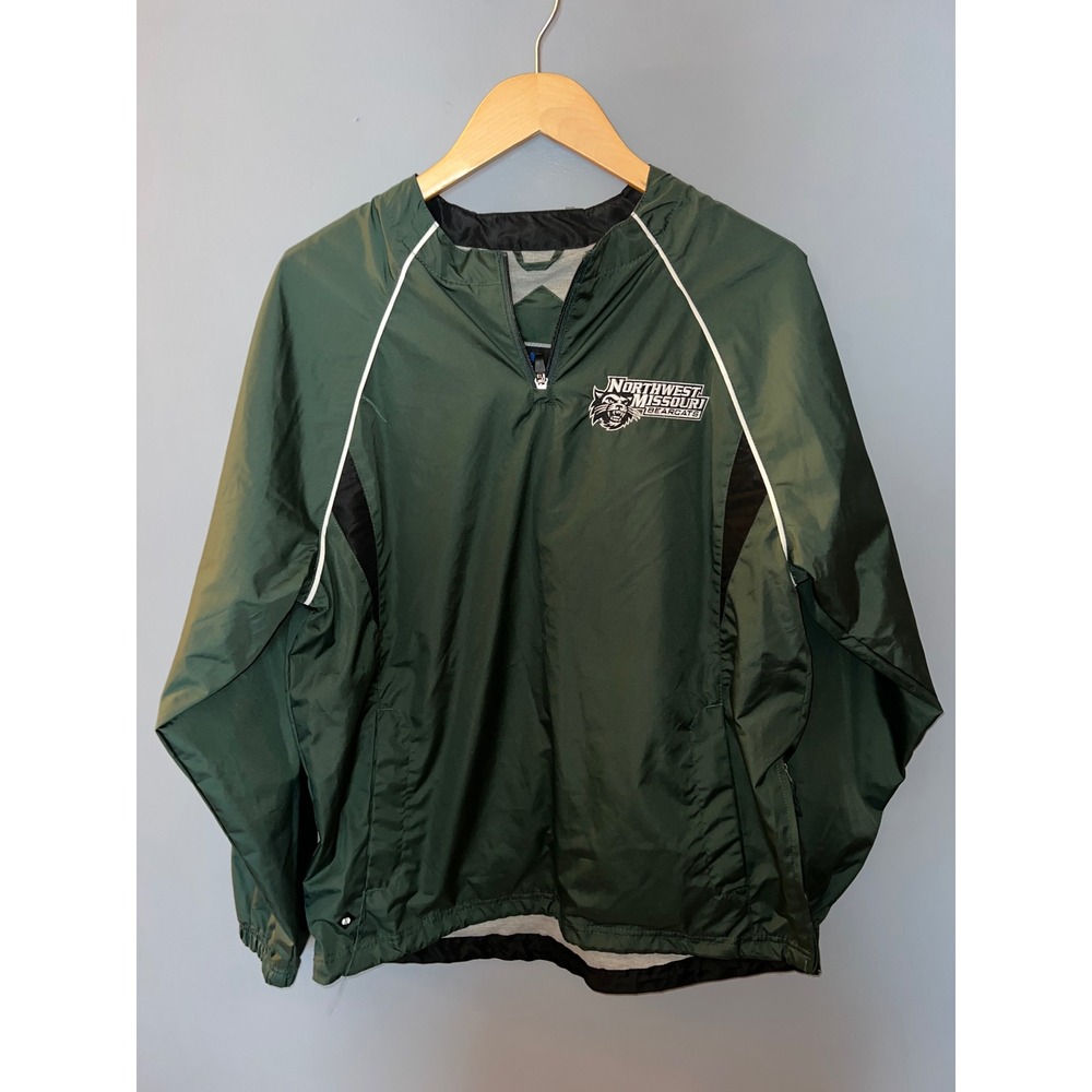 Holloway Northwest Missouri State Bearcats Windbreaker Green Quarter Zip Small